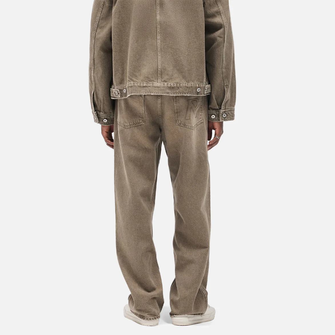 R3 BAGGY DENIM - WASHED OLIVE - Image 3