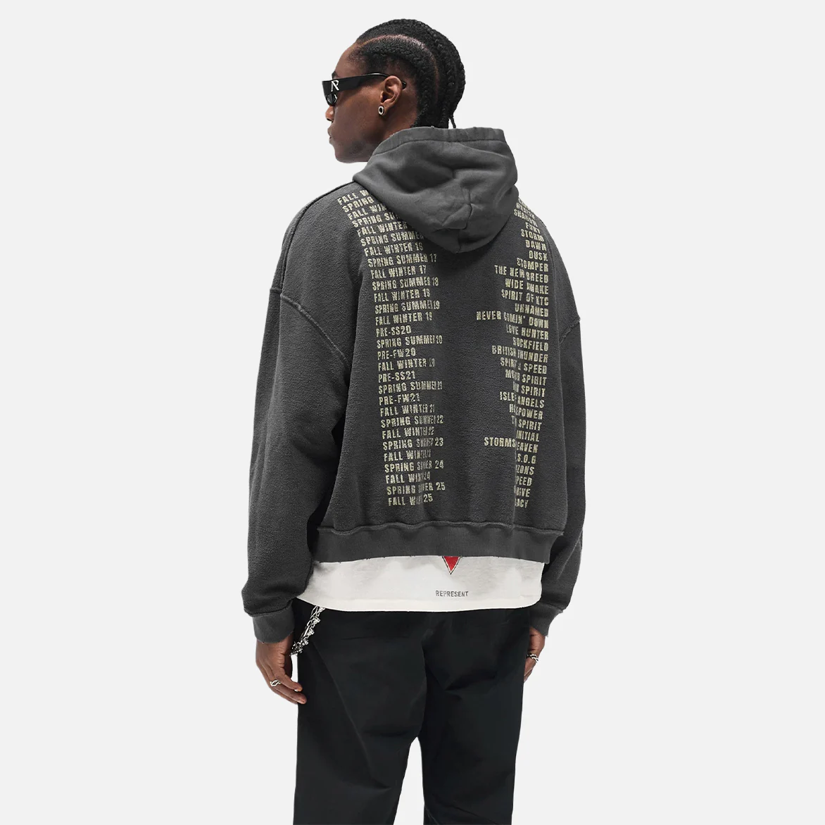 REVERSIBLE LIVING LEGACY TOUR HOODIE - NERO - Image 6