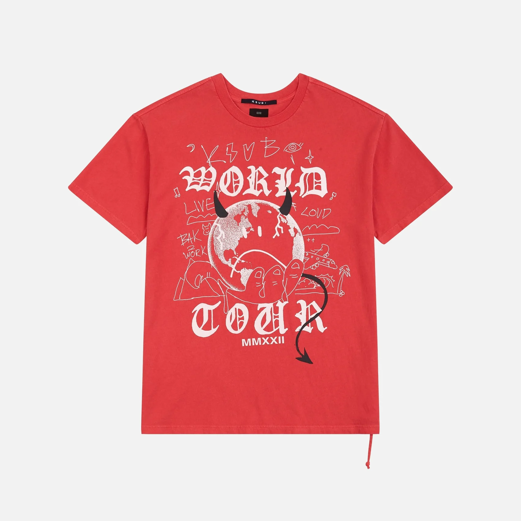 DEVIL BIGGIE SS TEE - CHILI