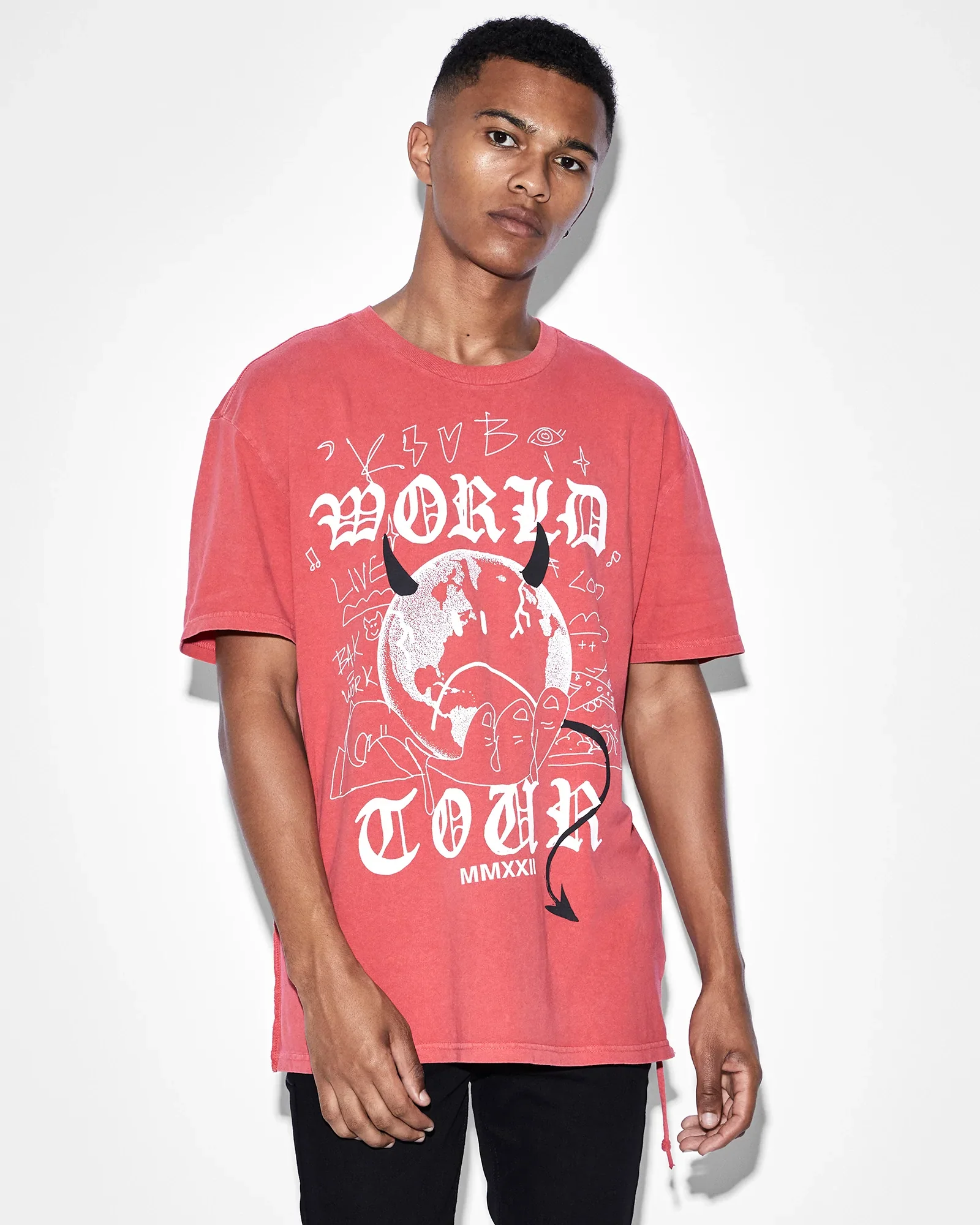 DEVIL BIGGIE SS TEE - CHILI - Image 4