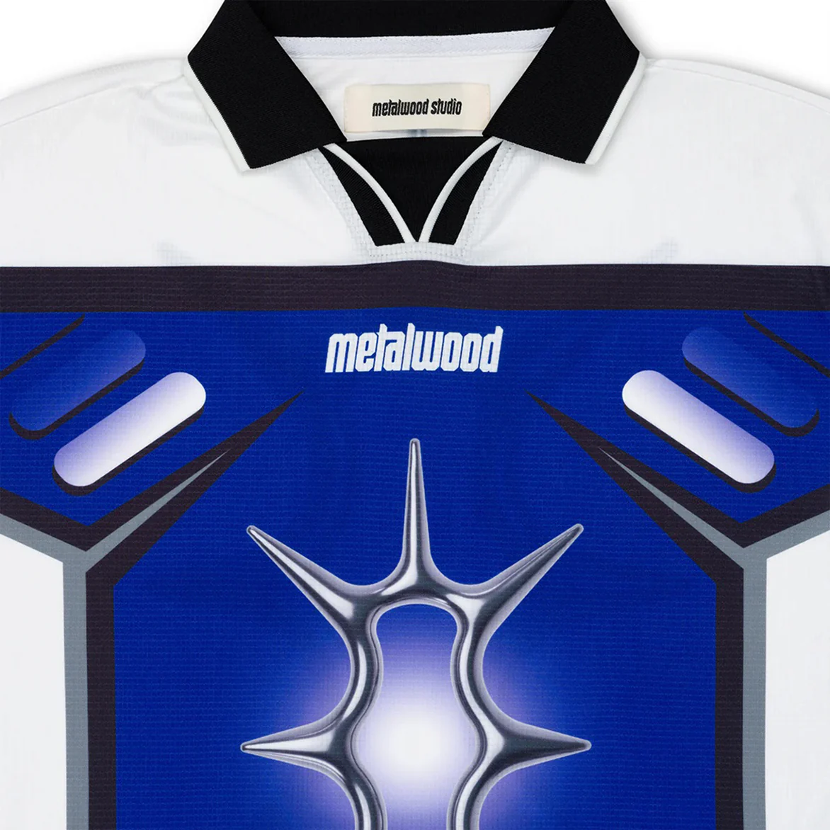 X-GAMES LS JERSEY - WHITE / BLURPLE - Image 3