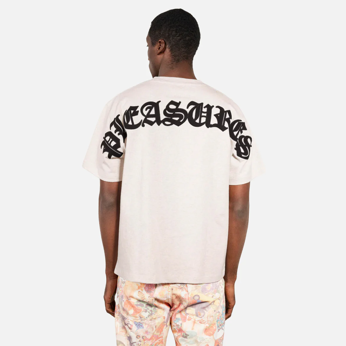 NEURAL APPLIQUE SHIRT - OATMEAL - Image 4