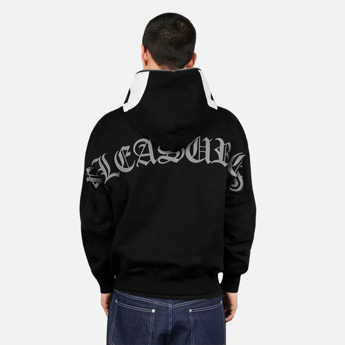 BALACLAVA ZIP HOODIE - BLACK - Image 3