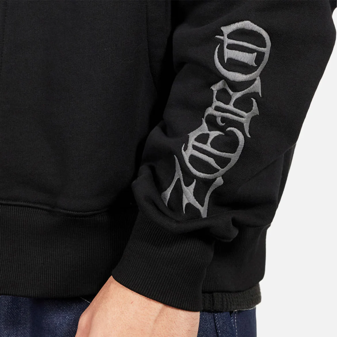 BALACLAVA ZIP HOODIE - BLACK - Image 4
