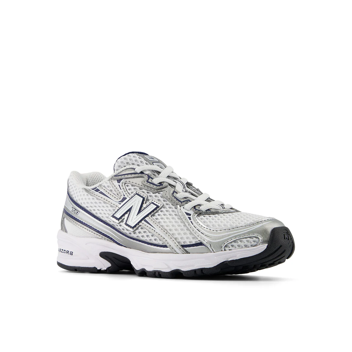 740 BUNGEE LACE (PS) - WHITE / NAVY - Image 2