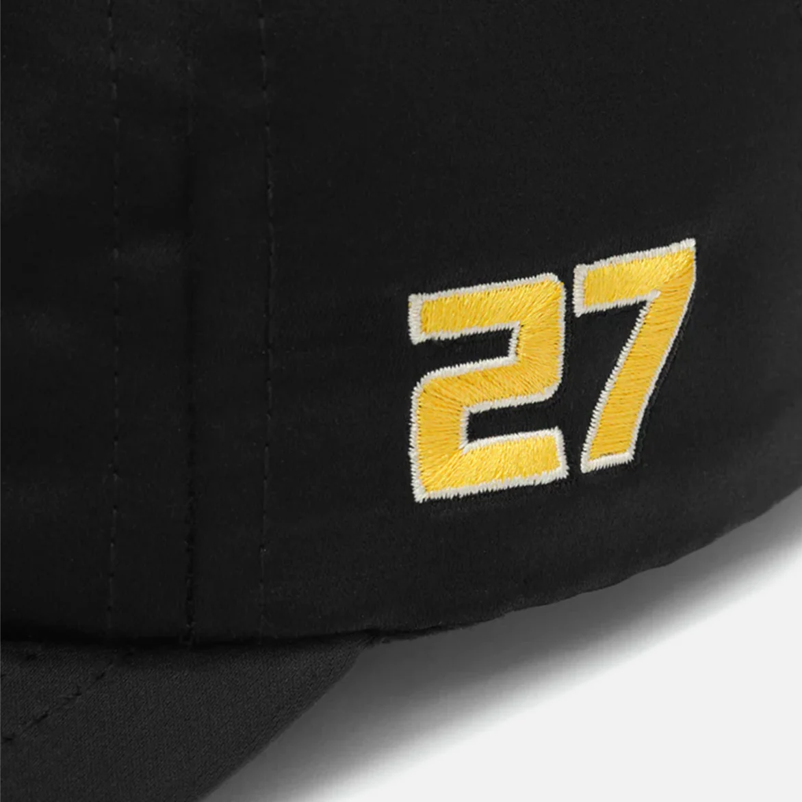 RHUDE SPORTS CLUB CURVED BRIM HAT - BLACK - Image 5