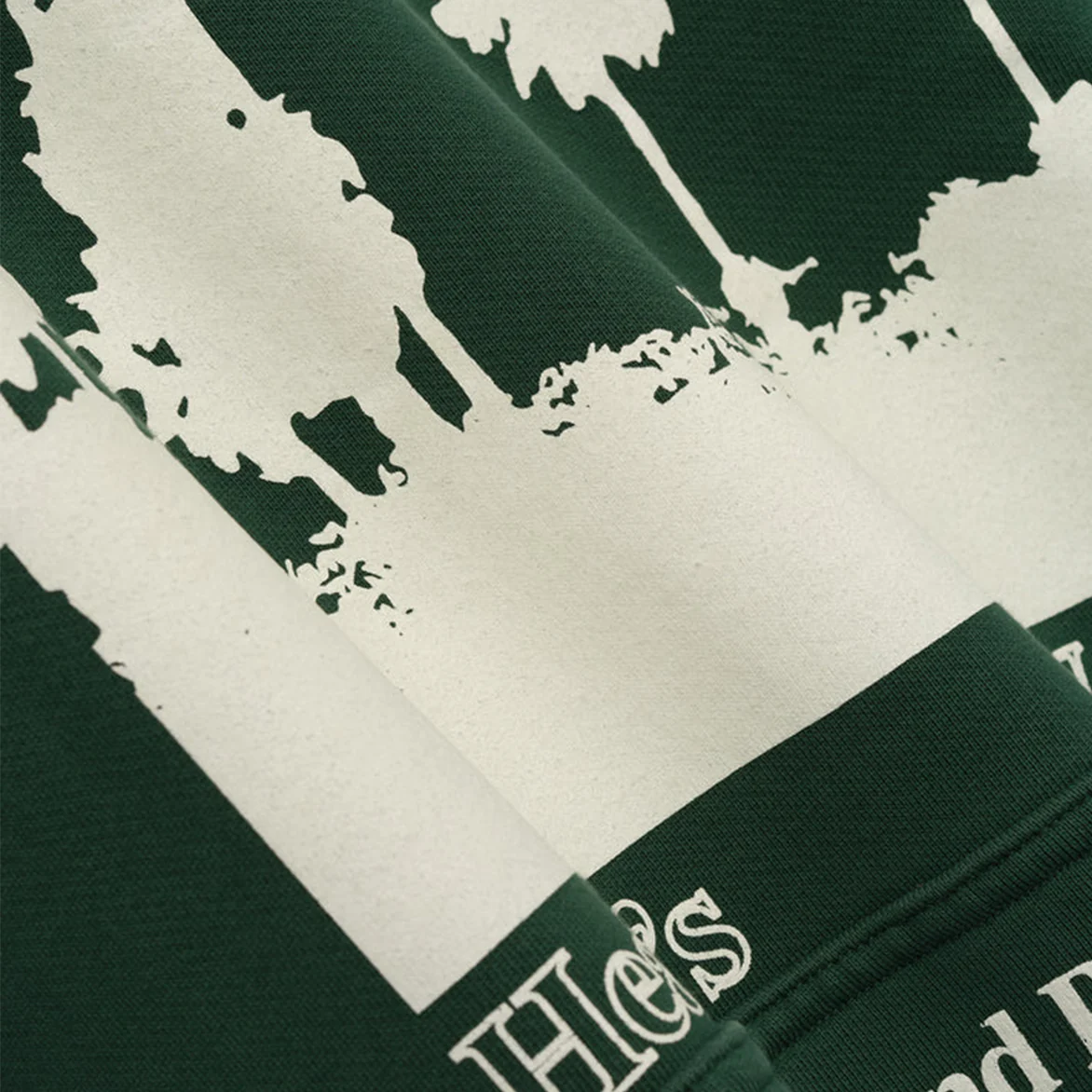 THOUSAND PALMS HOODIE - VINTAGE FOREST GREEN /  WHITE - Image 4