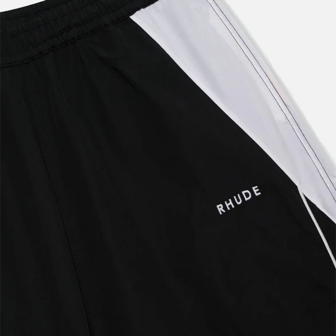 RAMONA PIPING TRACK PANT - BLACK / WHITE - Image 3
