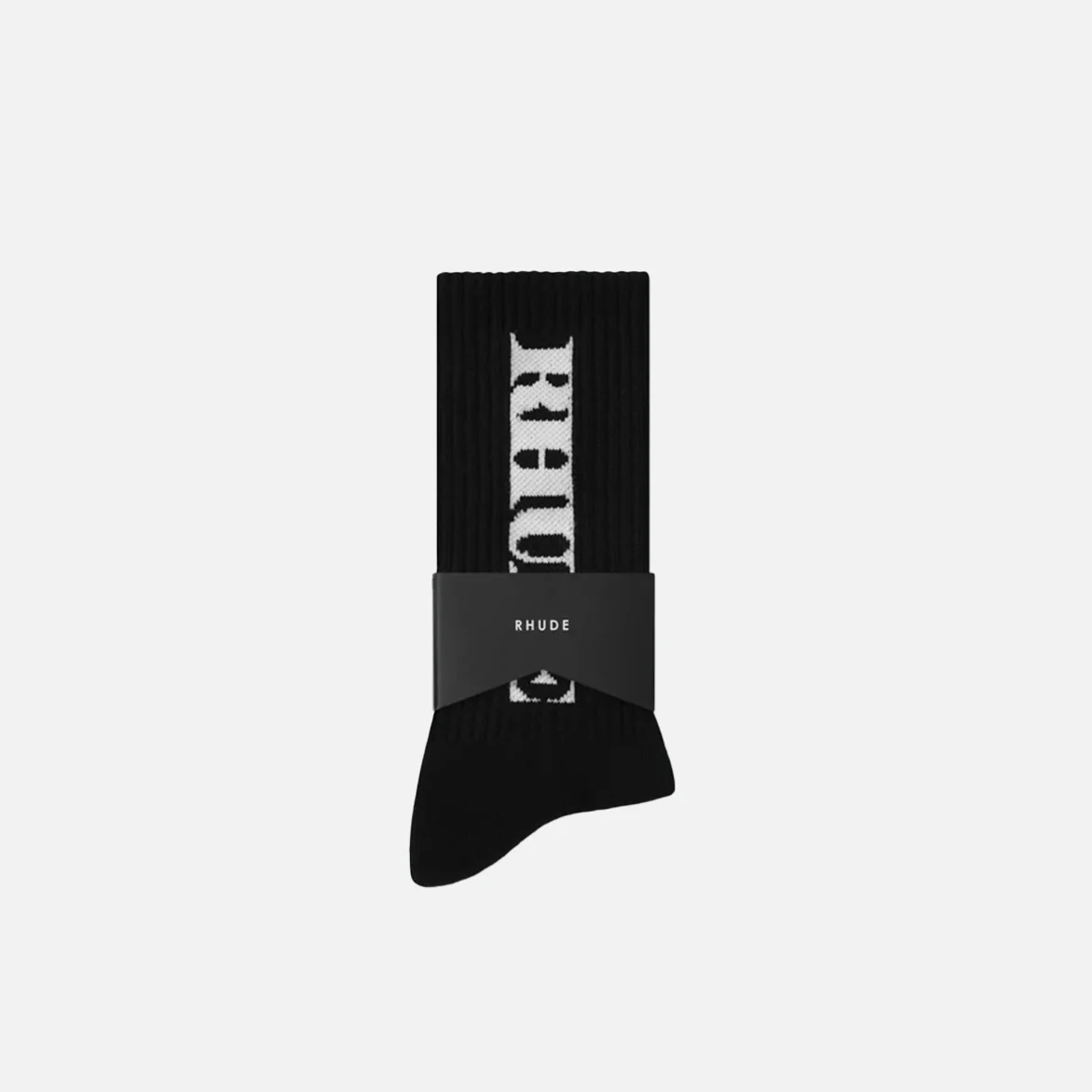 DINERO SOCK - BLACK / WHITE - Image 3
