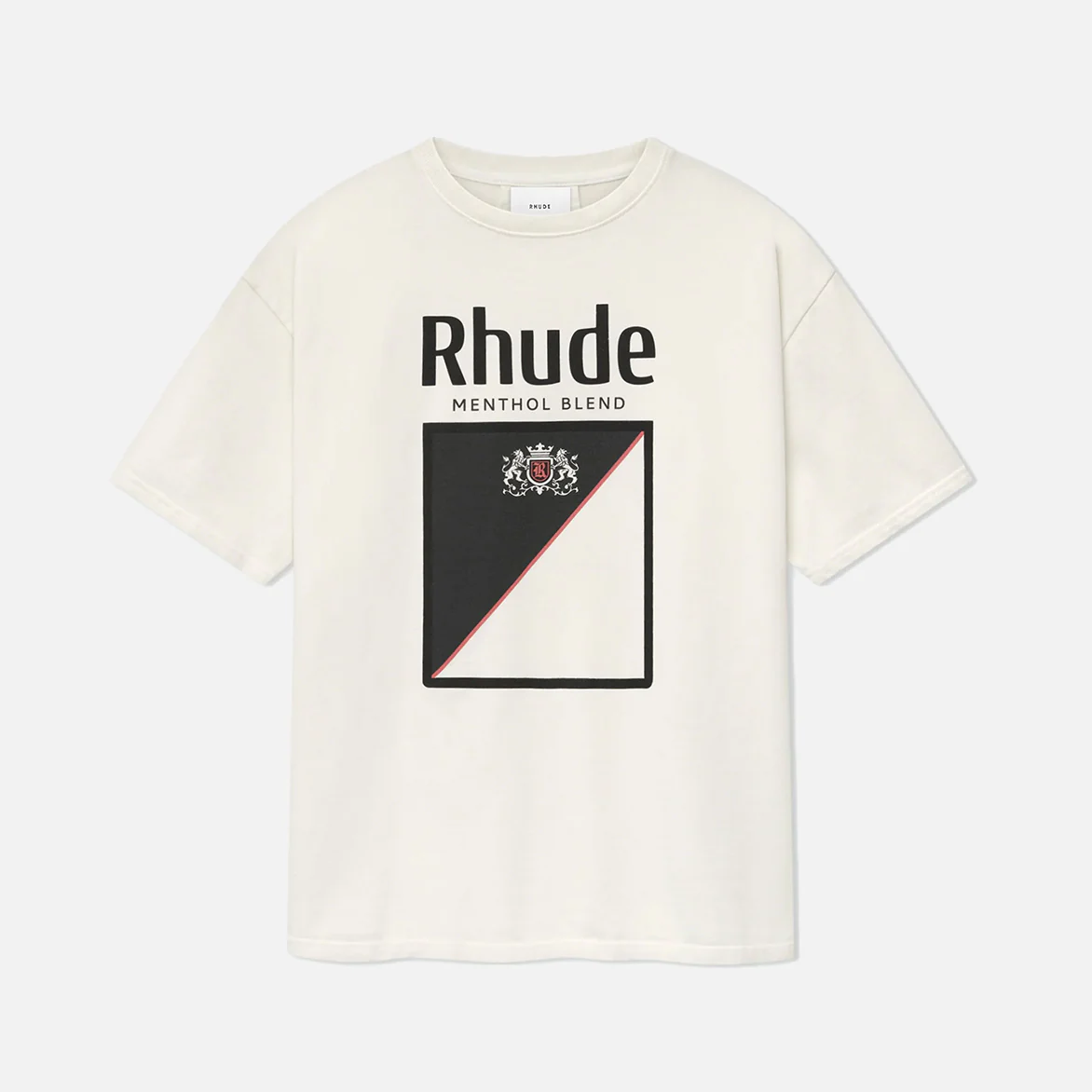 COLLINS FUMAR TEE - VINTAGE WHITE / BLACK / RED