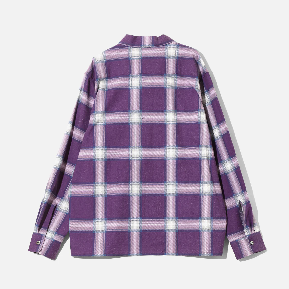 ONE-UP SHIRT - PRINTED FLANNEL/PLAID - PURPLE - Image 2
