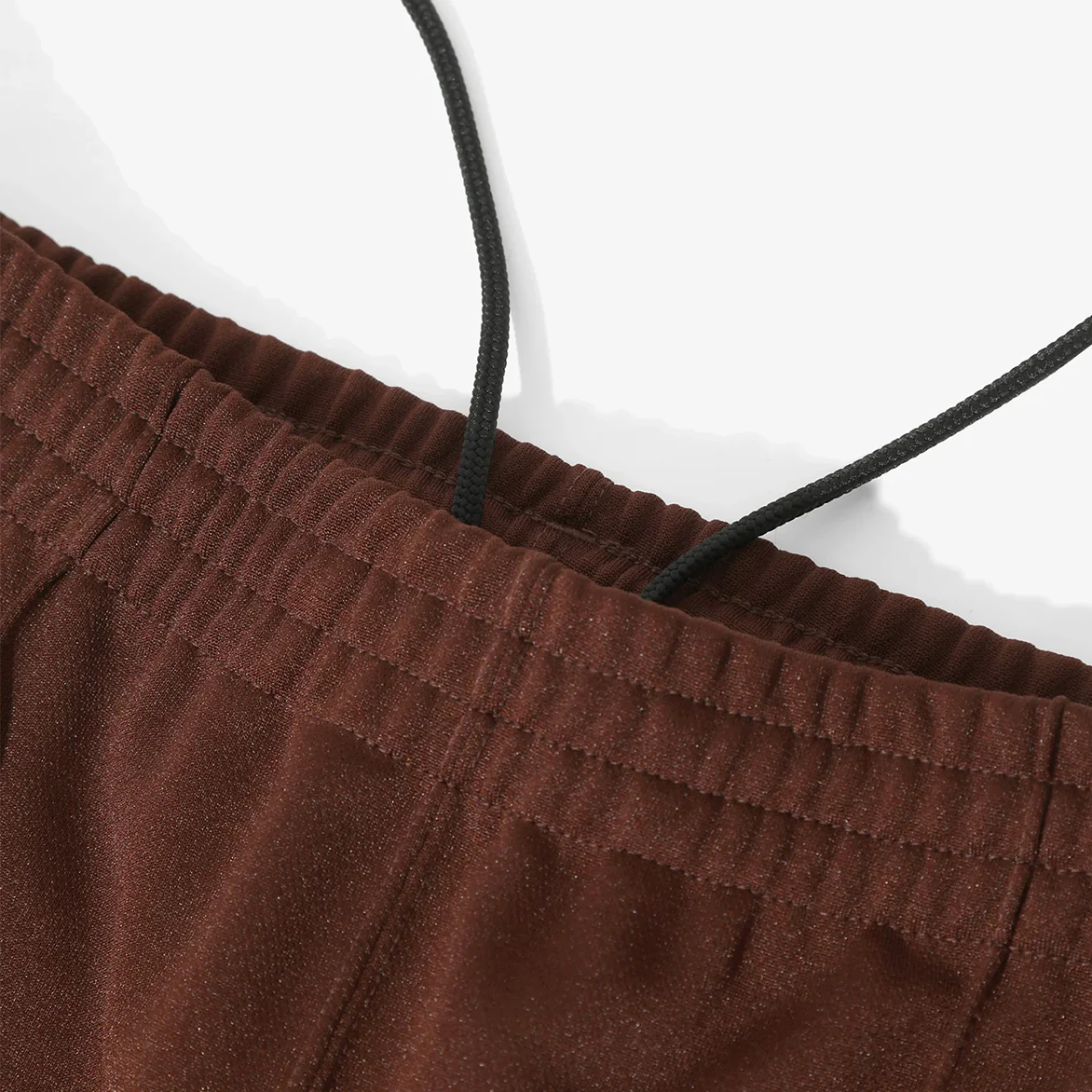 NARROW TRACK PANT POLY SMOOTH - BROWN - Image 5