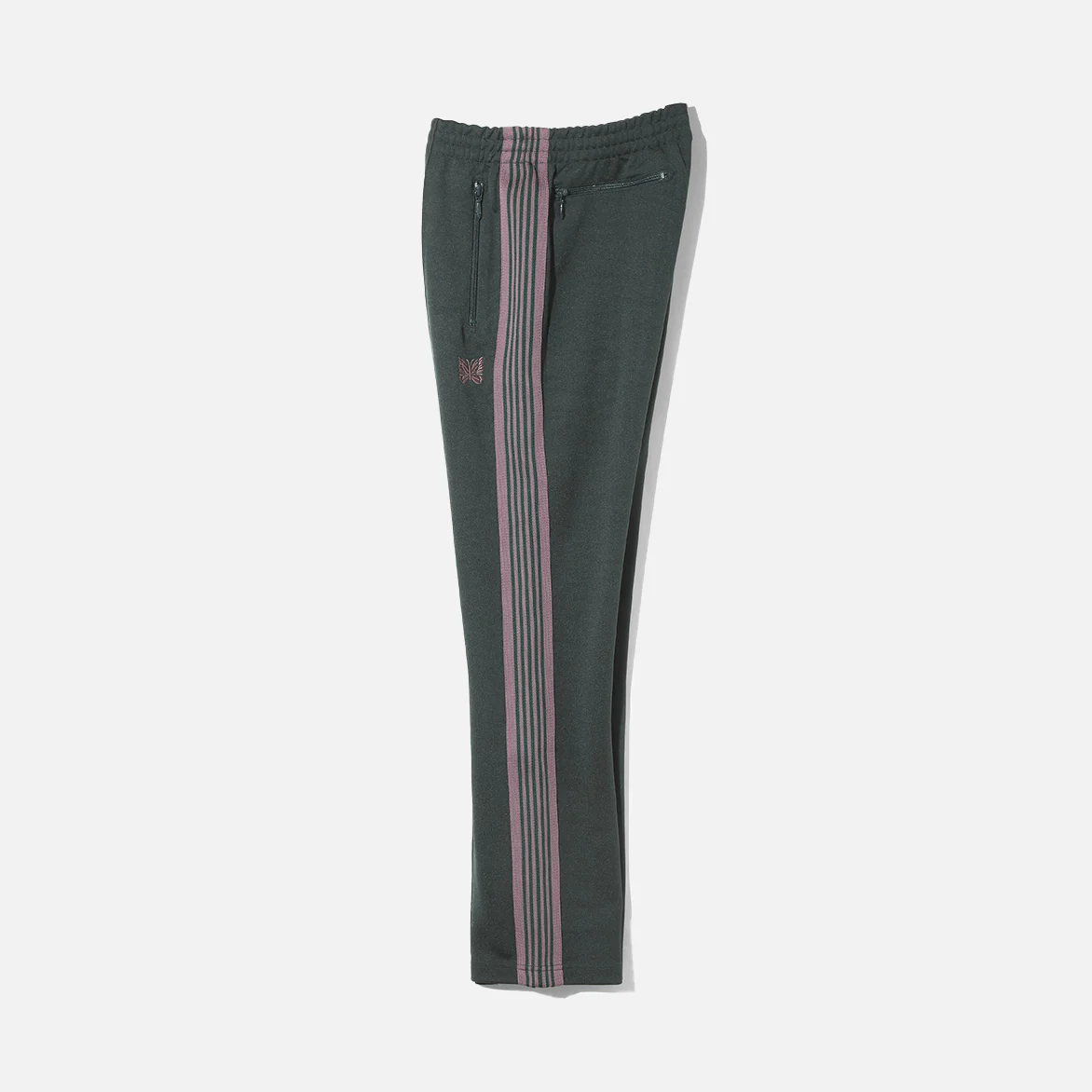 NARROW TRACK PANT POLY SMOOTH - GREEN - Image 3