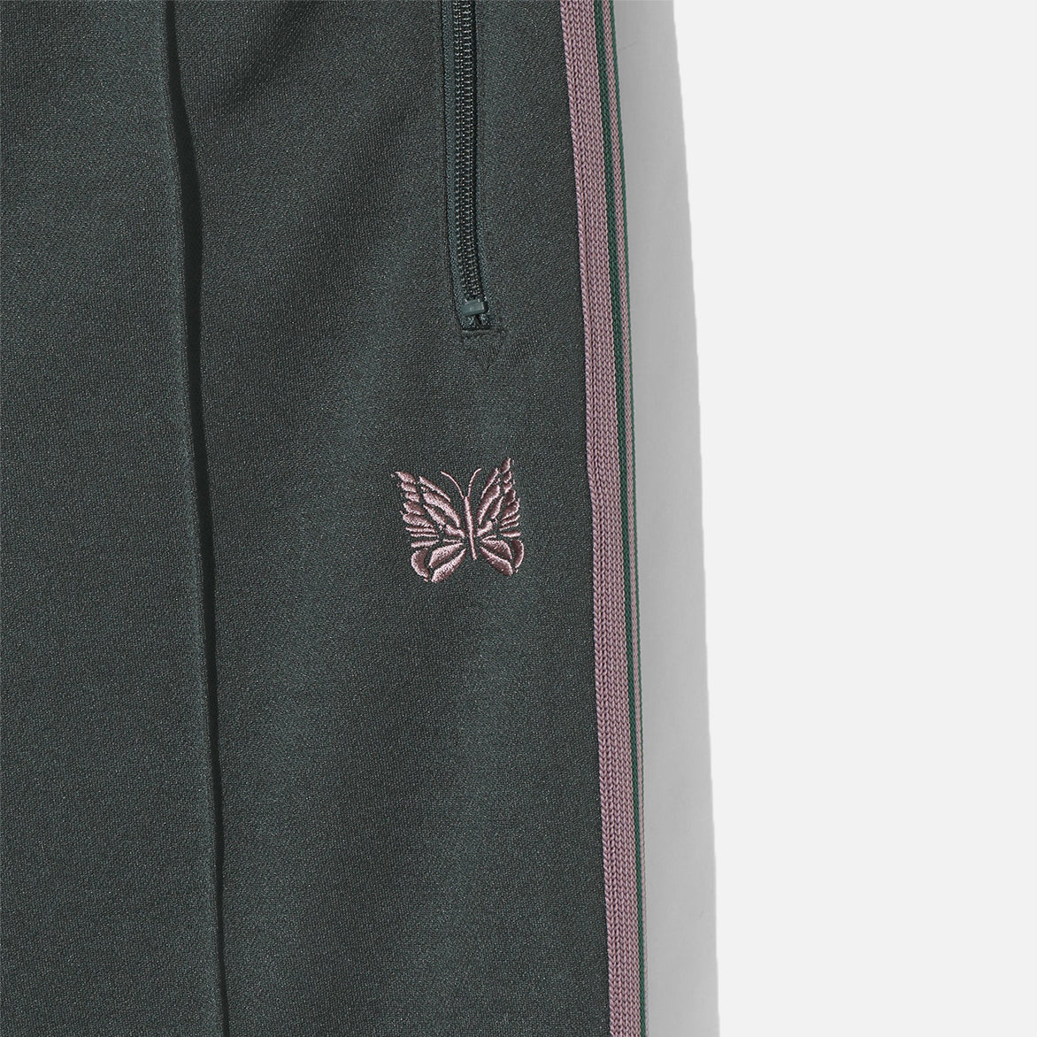 NARROW TRACK PANT POLY SMOOTH - GREEN - Image 4