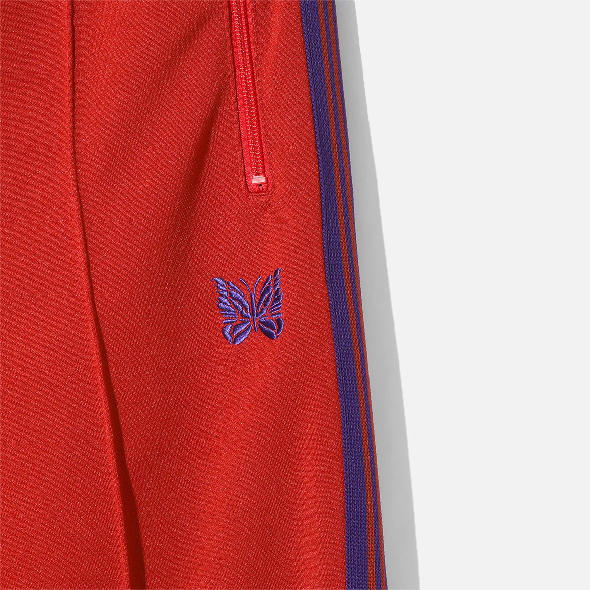 NARROW TRACK PANT POLY SMOOTH - RED - Image 4