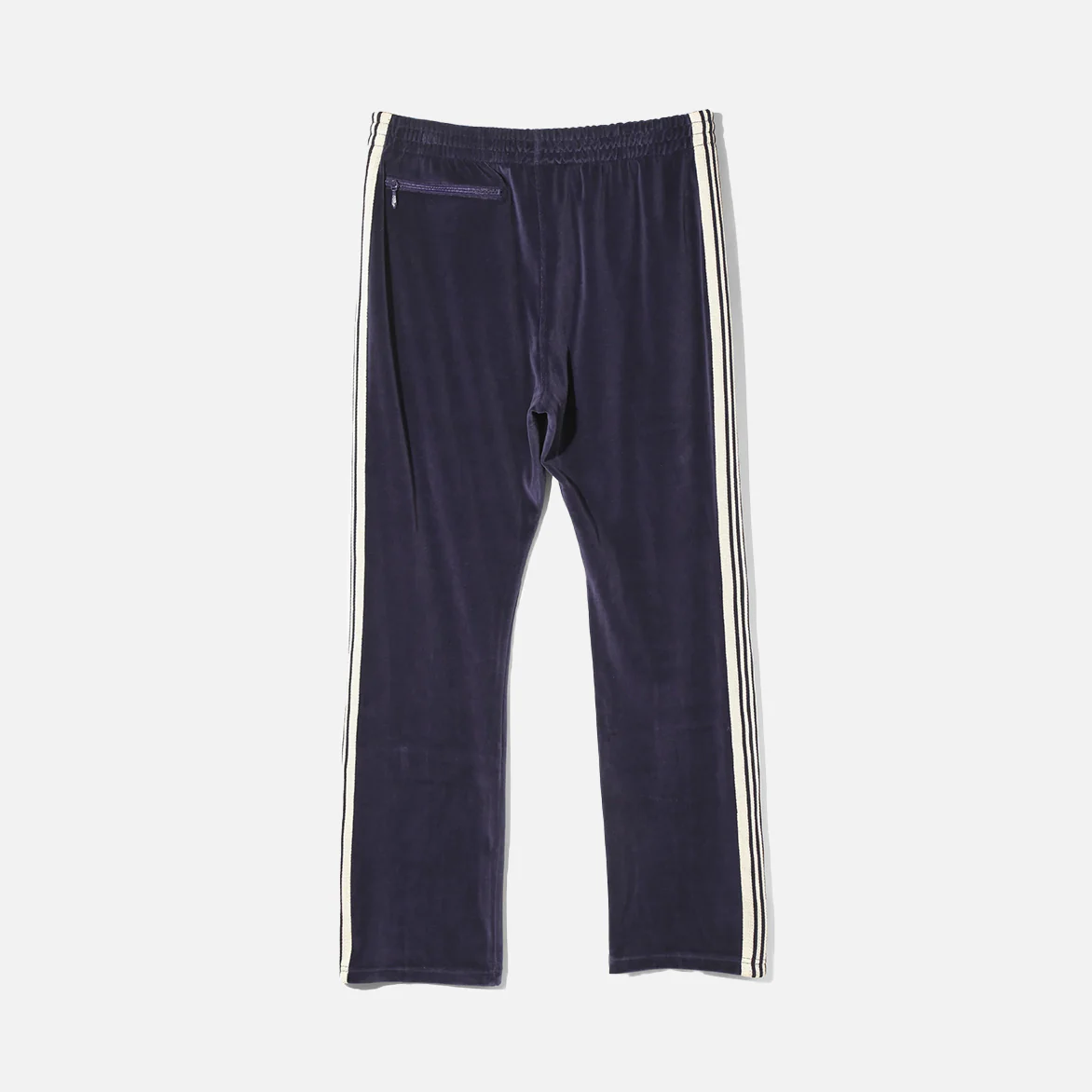 NARROW TRACK PANT - C/PE VELOUR - NAVY - Image 2