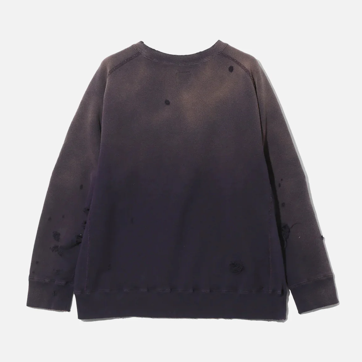 DECONSTRUCTED SWEAT SHIRT FRENCH TERRY - PURPLE - Image 2