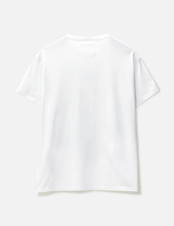 UPSIDE DOWN LOGO TEE - WHITE - Image 3