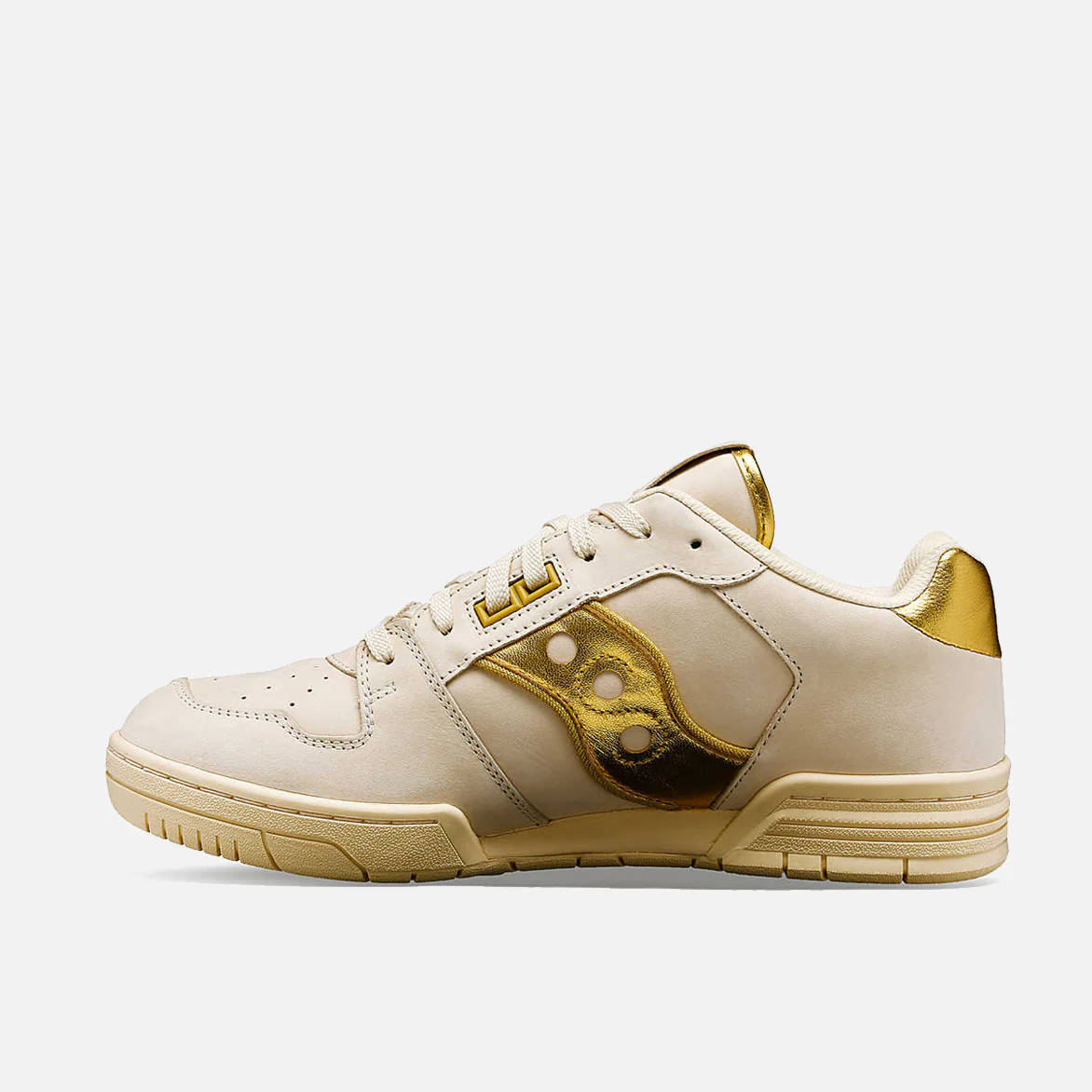 HOMMEWRK BY TRINIDAD JAME$ X SAUCONY SPOT-BILT SONIC LOW - CREAM - Image 3
