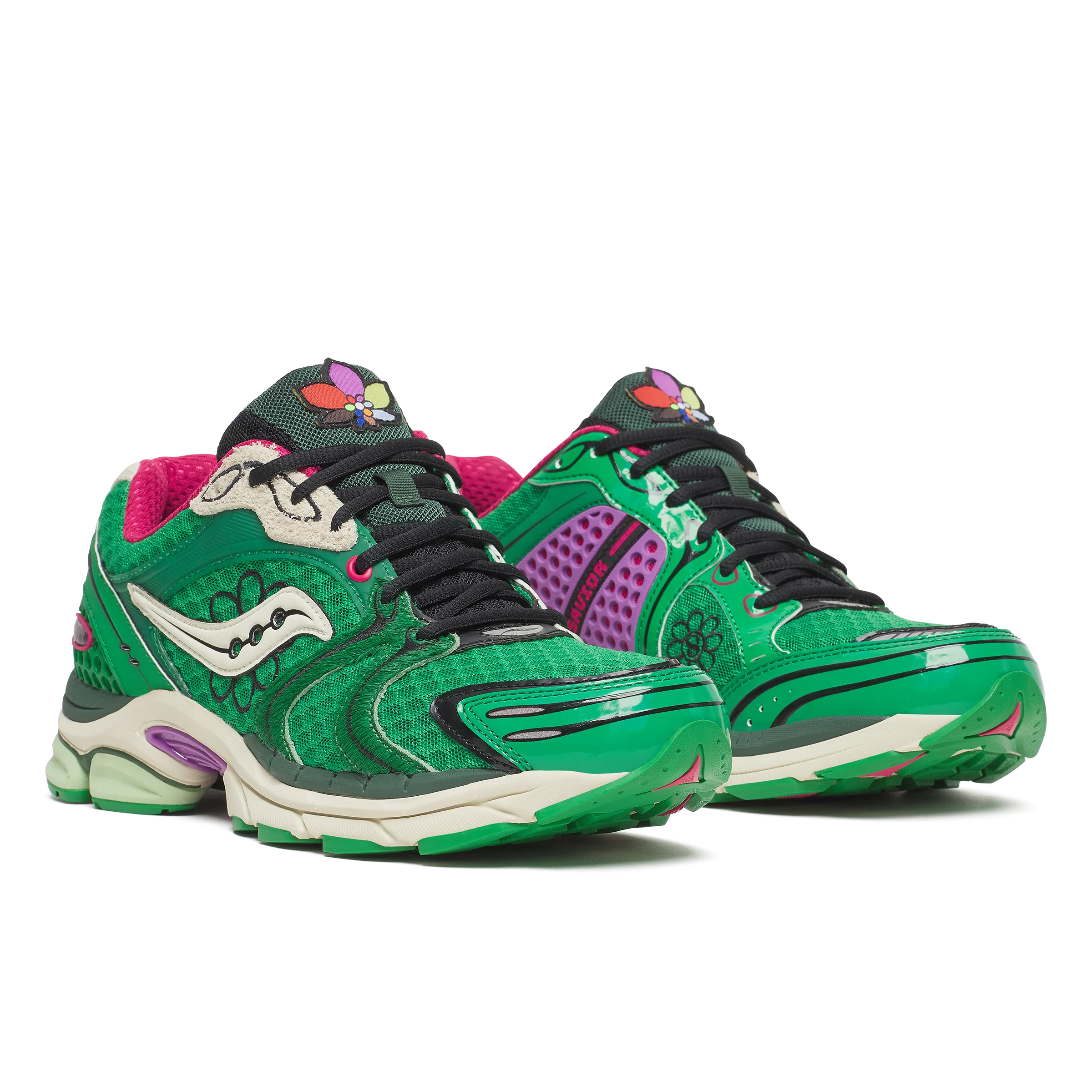 JAE TIPS X SAUCONY PROGRID TRIUMPH 4 "FLOWERS GROW UPTOWN" - SUGAR MAPLE - Image 2
