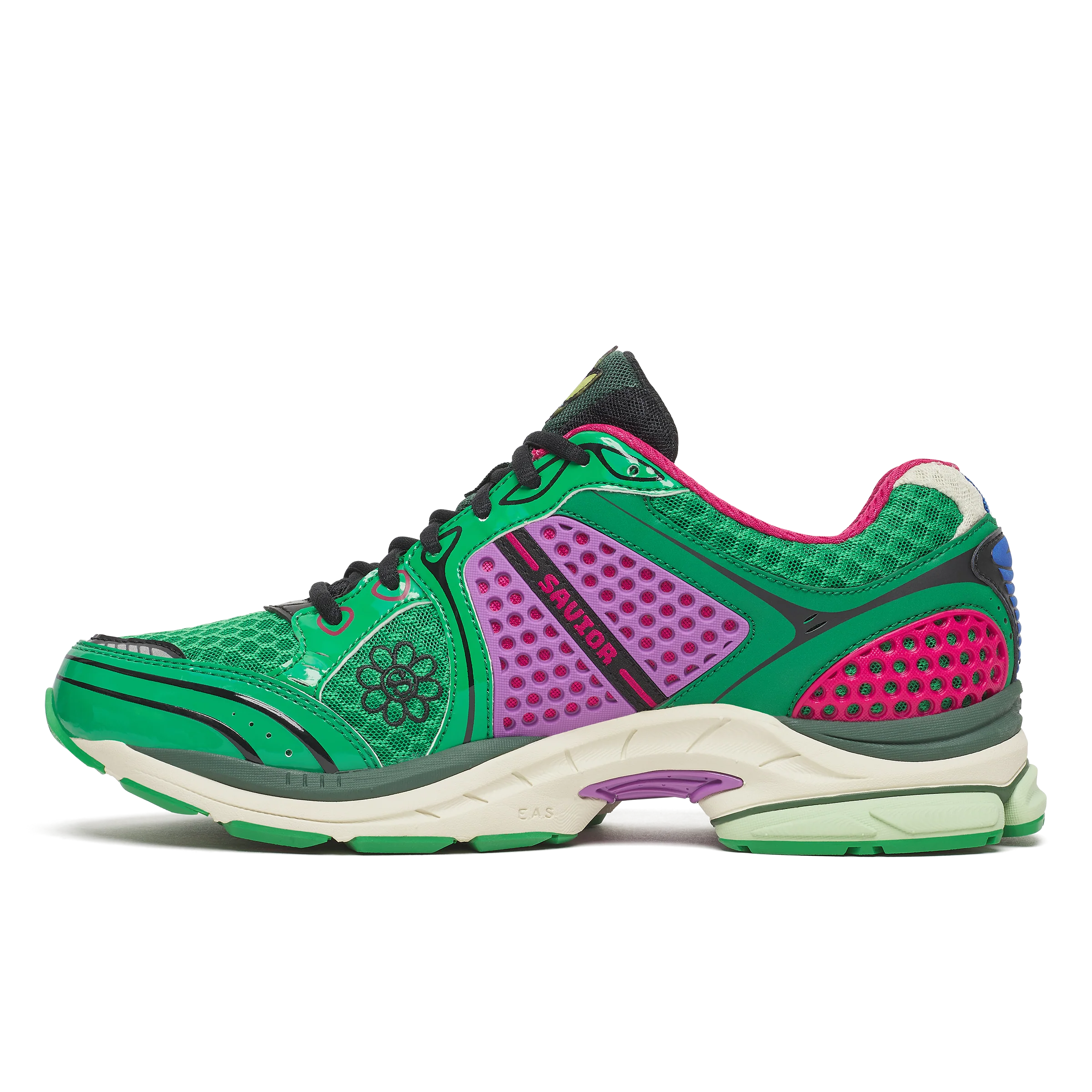 JAE TIPS X SAUCONY PROGRID TRIUMPH 4 "FLOWERS GROW UPTOWN" - SUGAR MAPLE - Image 3