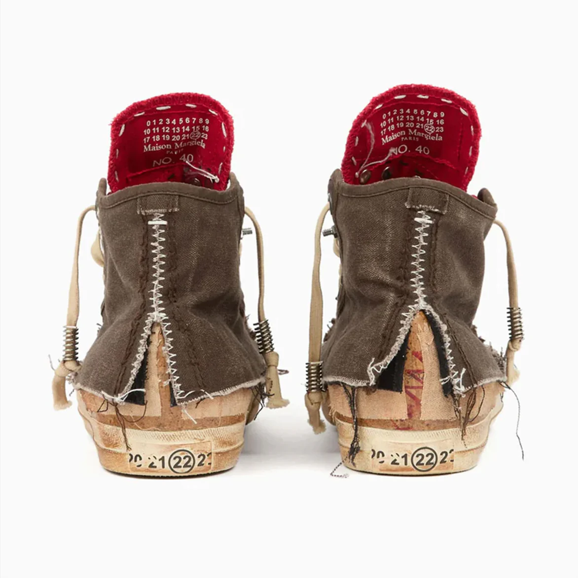 LOVED TO DEATH SNEAKERS - BROWN / RED - Image 3