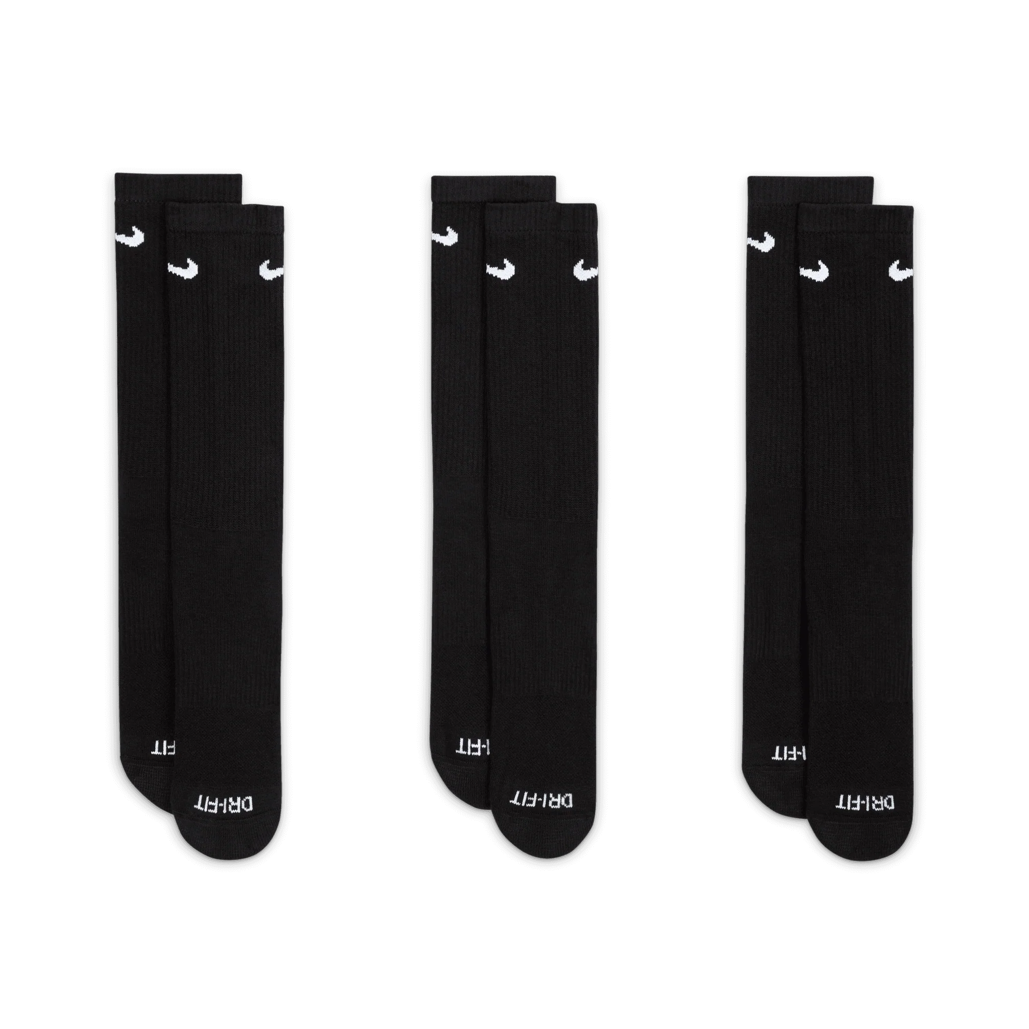 EVERYDAY PLUS SOCKS (3 PACK) - BLACK - Image 4