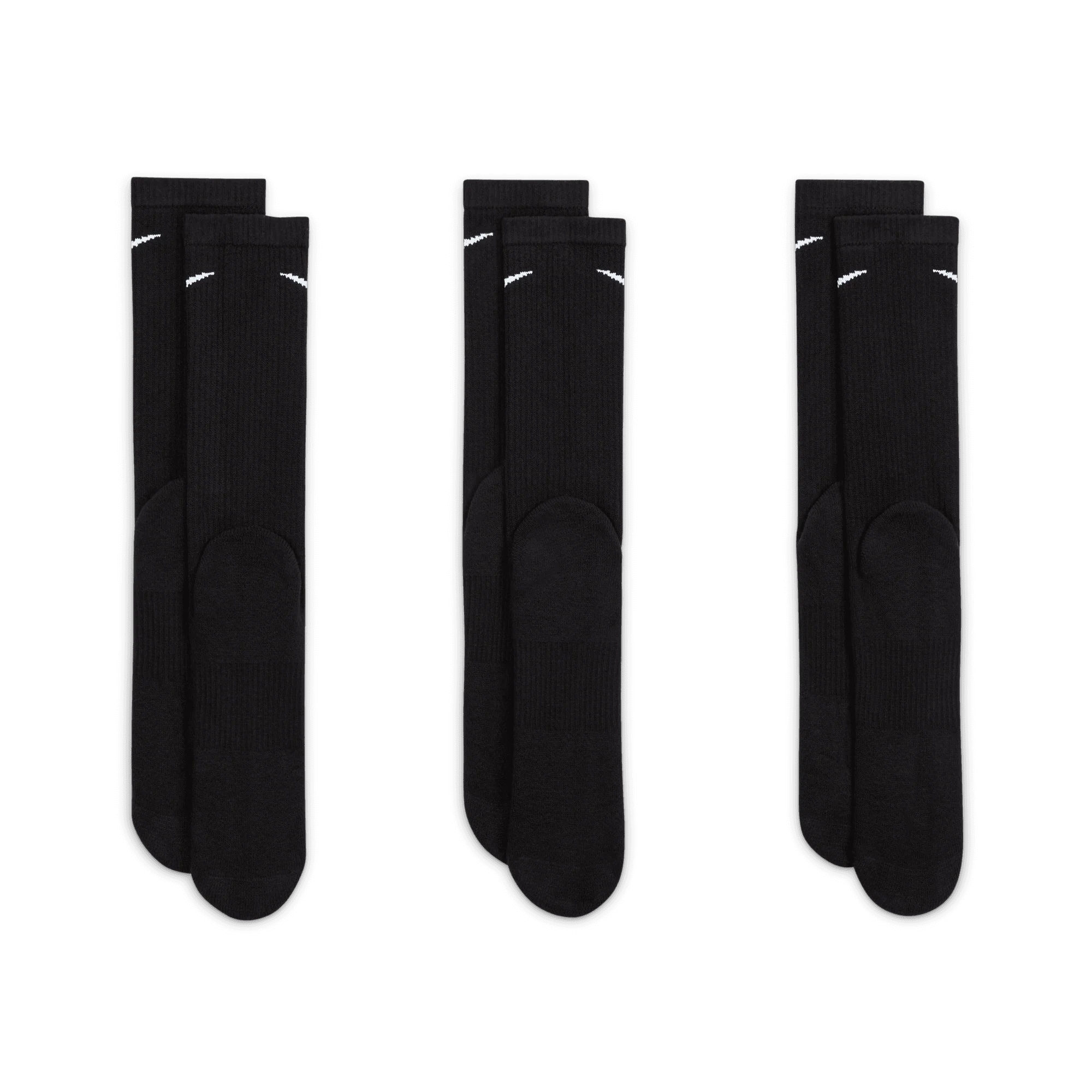 EVERYDAY PLUS SOCKS (3 PACK) - BLACK - Image 5