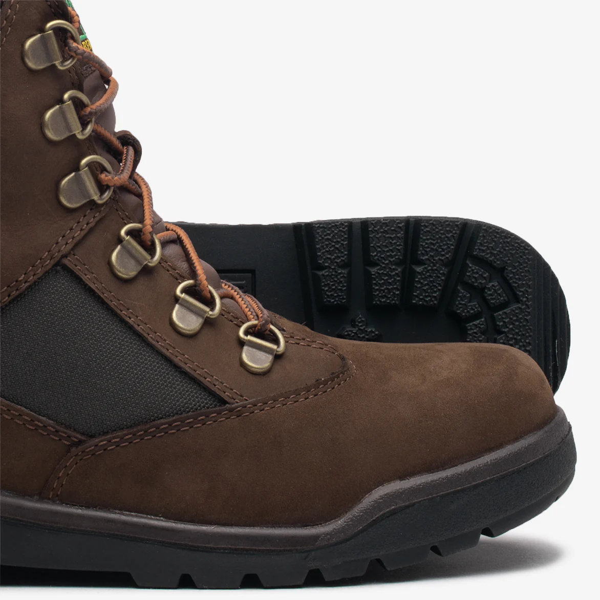 6" WATERPROOF FIELD BOOT (GS) - BROWN / GREEN - Image 4