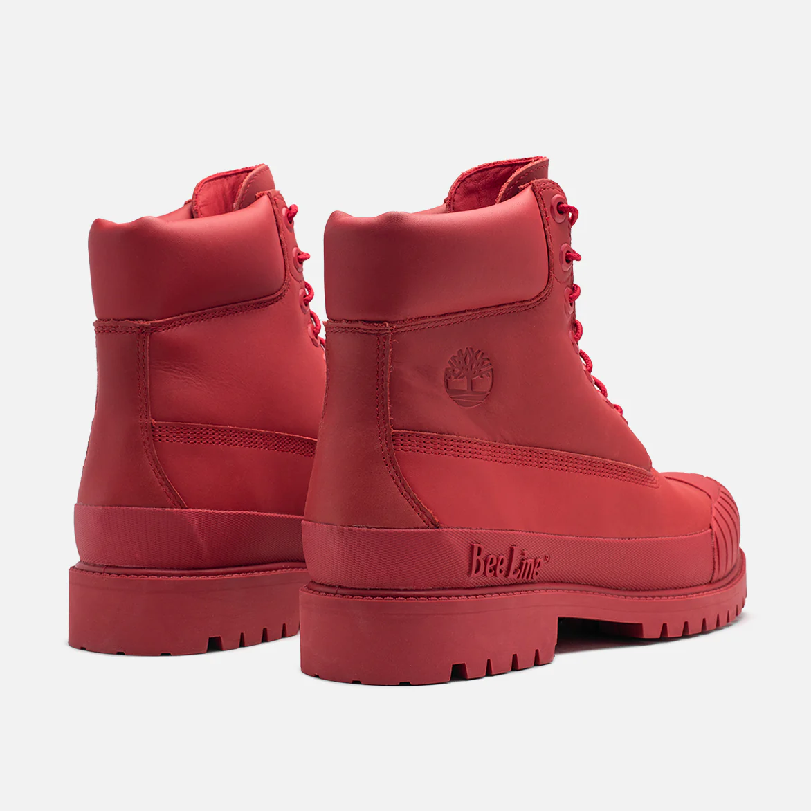 BEE LINE X TIMBERLAND 6" PREMIUM RUBBER-TOE BOOT - RED NUBUCK - Image 3