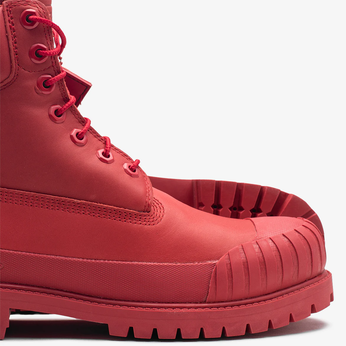 BEE LINE X TIMBERLAND 6" PREMIUM RUBBER-TOE BOOT - RED NUBUCK - Image 4