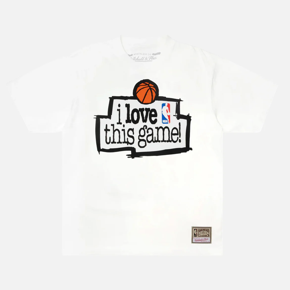 MITCHELL & NESS X JUST DON "I LOVE THIS GAME" TEE - WHITE