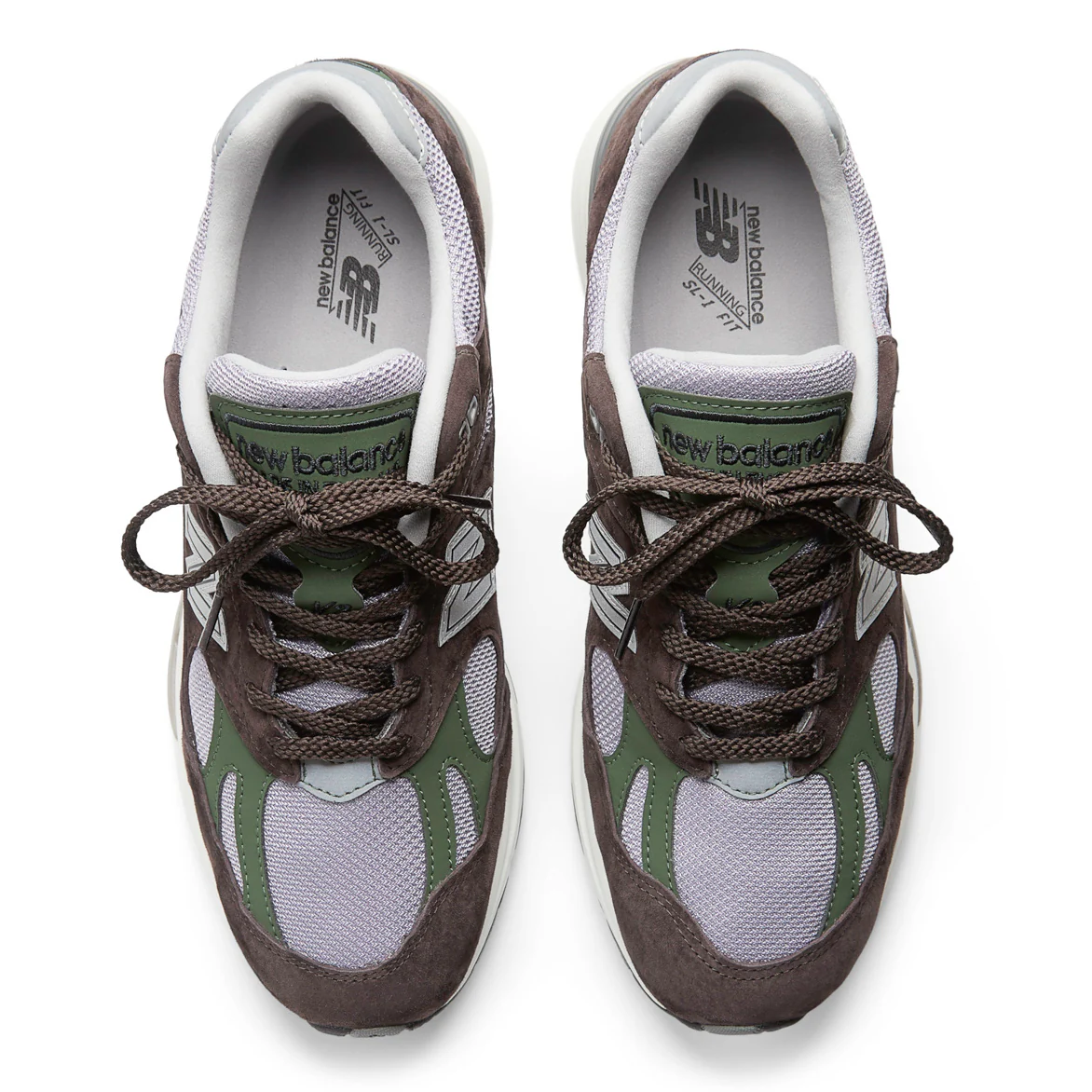 991V2 MADE IN THE UK "ESSENTIALLY OFFBEAT" - LICORICE / LAVENDER GREY - Image 4