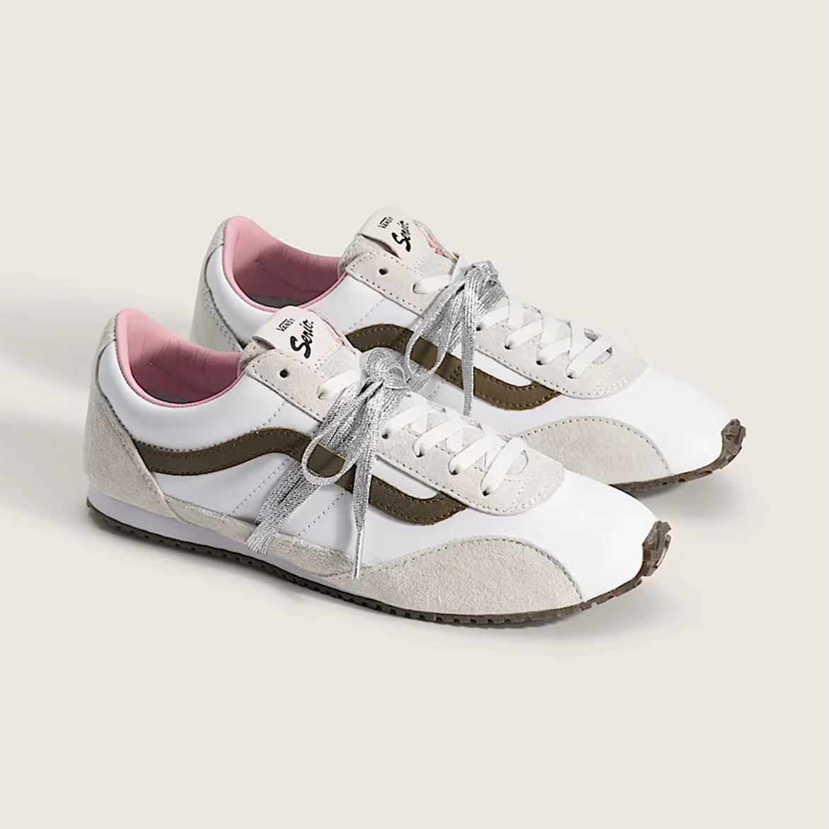 LX SUPER LOWPRO TRAINER - PIG SUEDE WHITE - Image 2