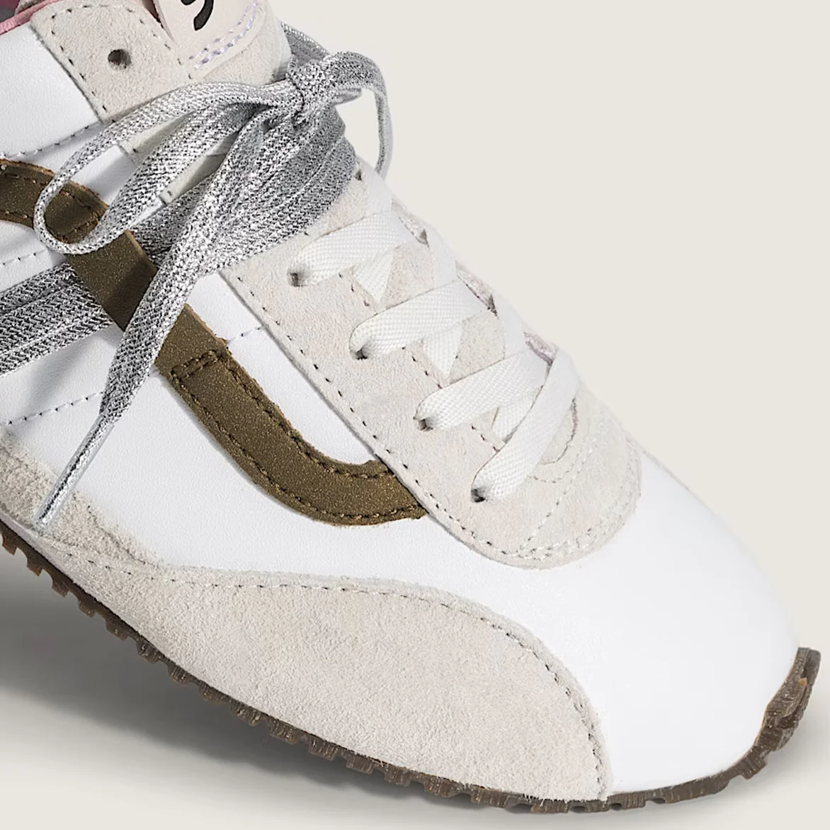 LX SUPER LOWPRO TRAINER - PIG SUEDE WHITE - Image 5