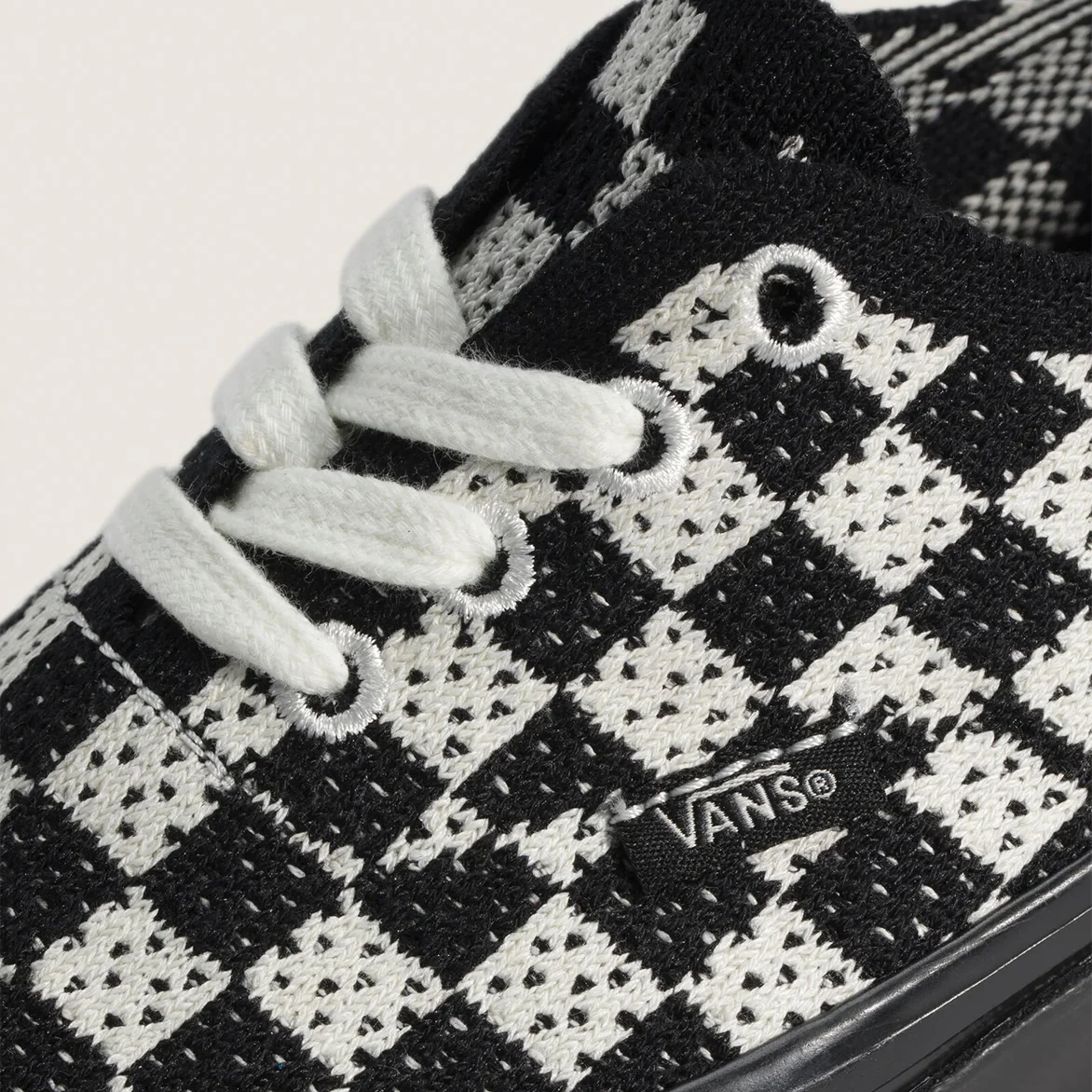 LX AUTHENTIC 44 EK "PUNK CHECK" - BLACK / MARSHMALLOW - Image 5
